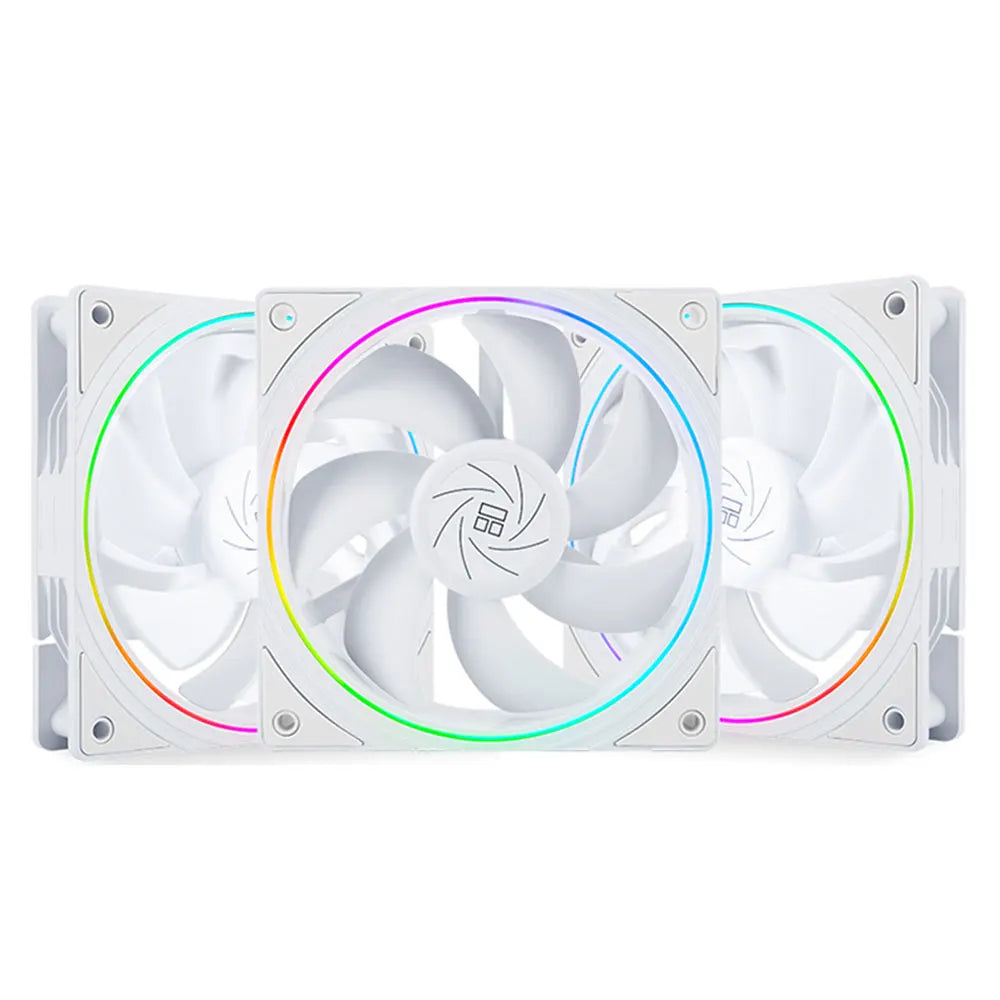 TL-S12 120Mm HALO Cooling Fan 5V 3PIN ARGB Fan Pc Gamer 360° Exquisite Light Effect Computer Case Fan Ventilador