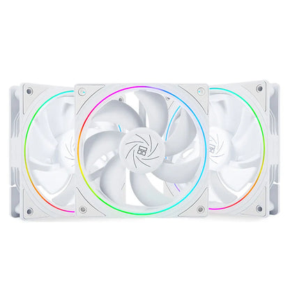 TL-S12 120Mm HALO Cooling Fan 5V 3PIN ARGB Fan Pc Gamer 360° Exquisite Light Effect Computer Case Fan Ventilador
