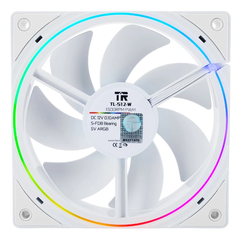TL-S12 120Mm HALO Cooling Fan 5V 3PIN ARGB Fan Pc Gamer 360° Exquisite Light Effect Computer Case Fan Ventilador